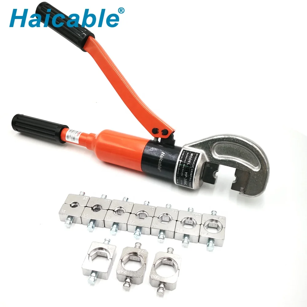 Professional Wire Cable Crimper HP-300C Manual Cable Lug Crimping Tool