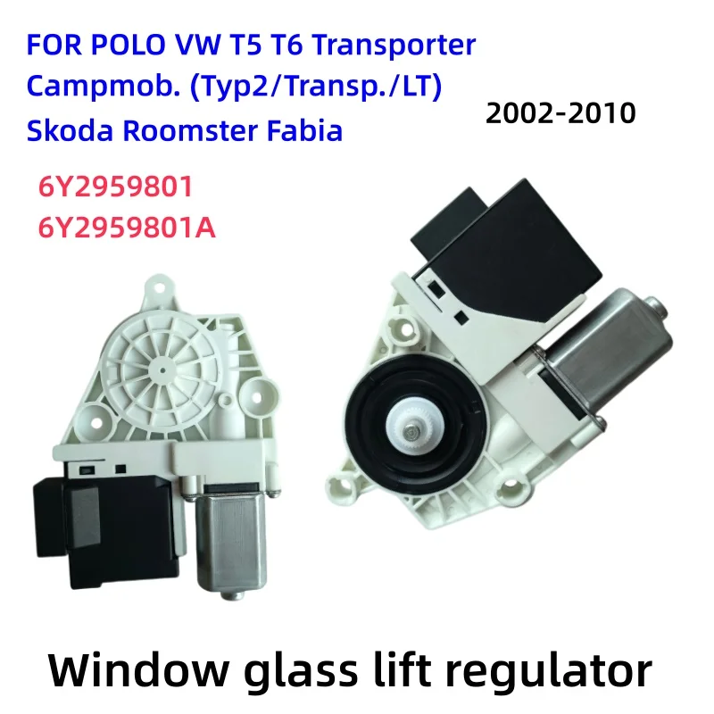 Raamheffermotor voor VW T5 Transporter T5 T6 POLO Campmobile Roomster Skoda Fabia nieuw 6Y2959802 6Y2959802/A 6Y2959801 6Y1959801