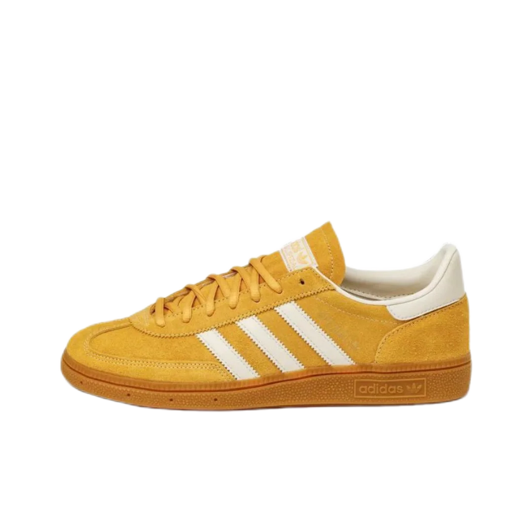 Adidas NEW HANDBALL SPEZIAL LOW Men's and Women's Board Shoes Classic Retro Sneakers Fashion Casual Sneakers Yellow