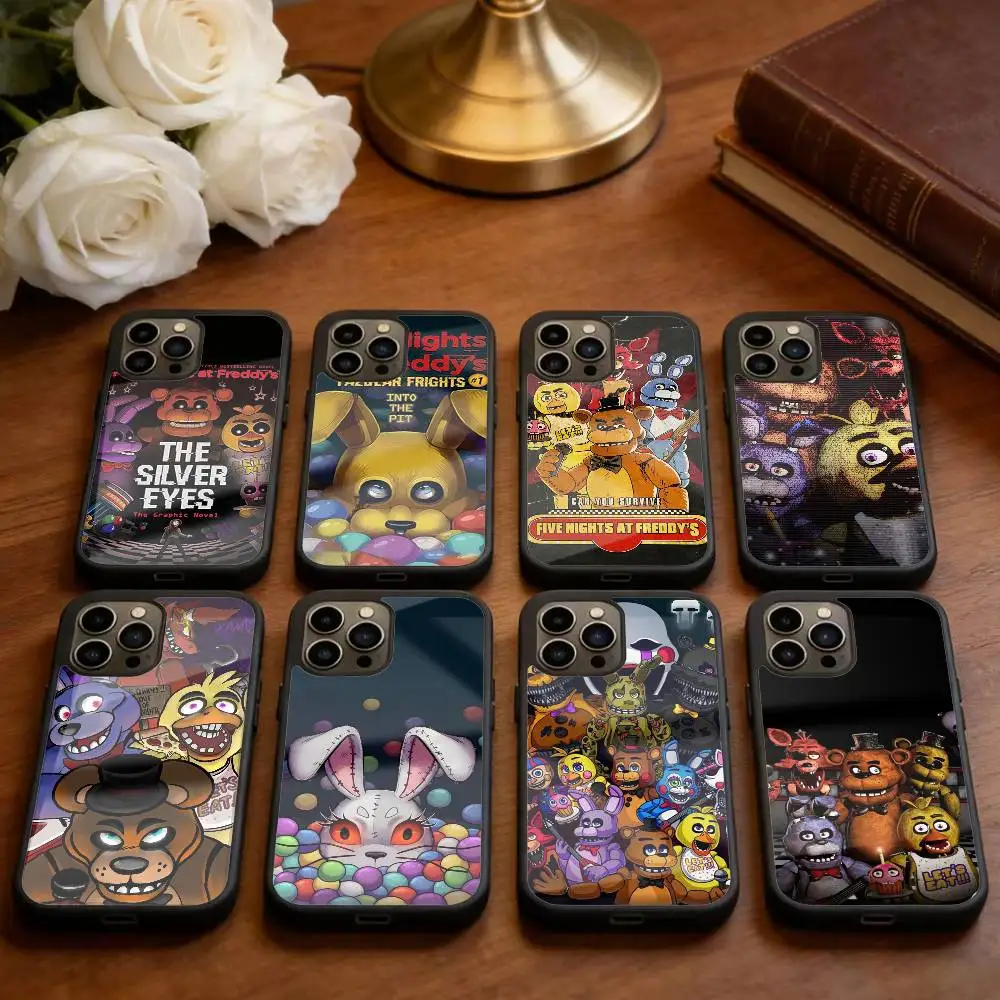

Five Nights at Freddy's Phone Case For iPhone17,16,15,14,13 Plus,Pro Max Magnetic For Magsafe Wireless Charging