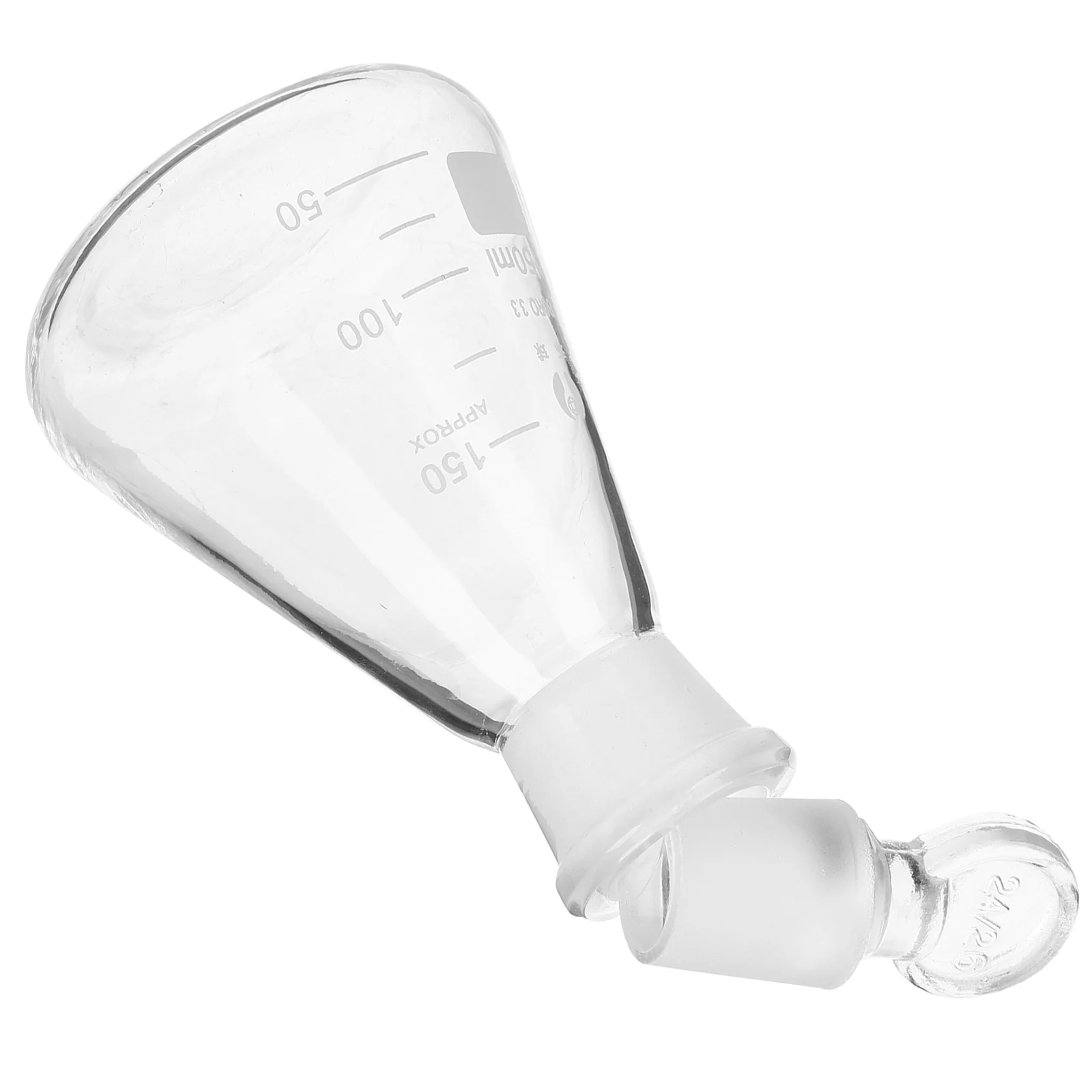 

Shoot Erlenmeyer Flask with Stopper Collapsible Water Bottles Chemistry Lab Glassware