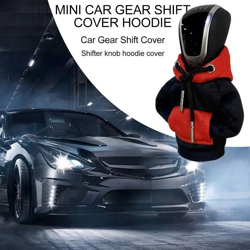 Hoodie Gear Shift Covers Stylish Sweatshirt Cover with Drawstring for Automatic Shift for Caravan Minivan Sedan SUV