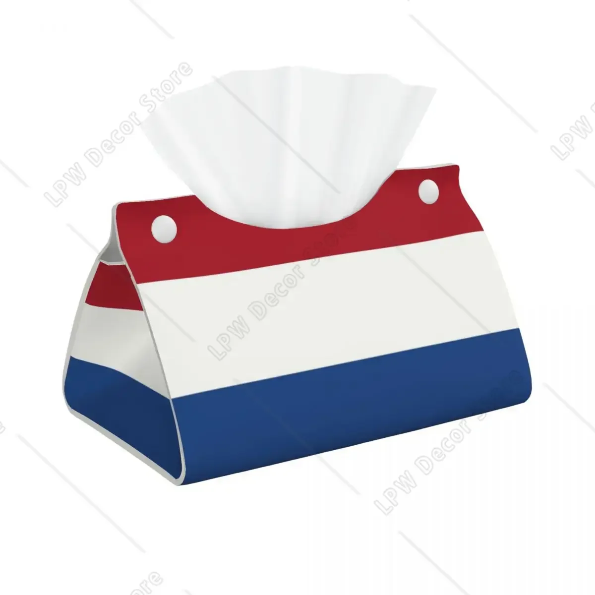 

Держатель коробки для салфеток с флагом Нидерландов на заказ, прямоугольный чехол для коробки для салфеток из искусственной кожи для лица для дома в автомобиле