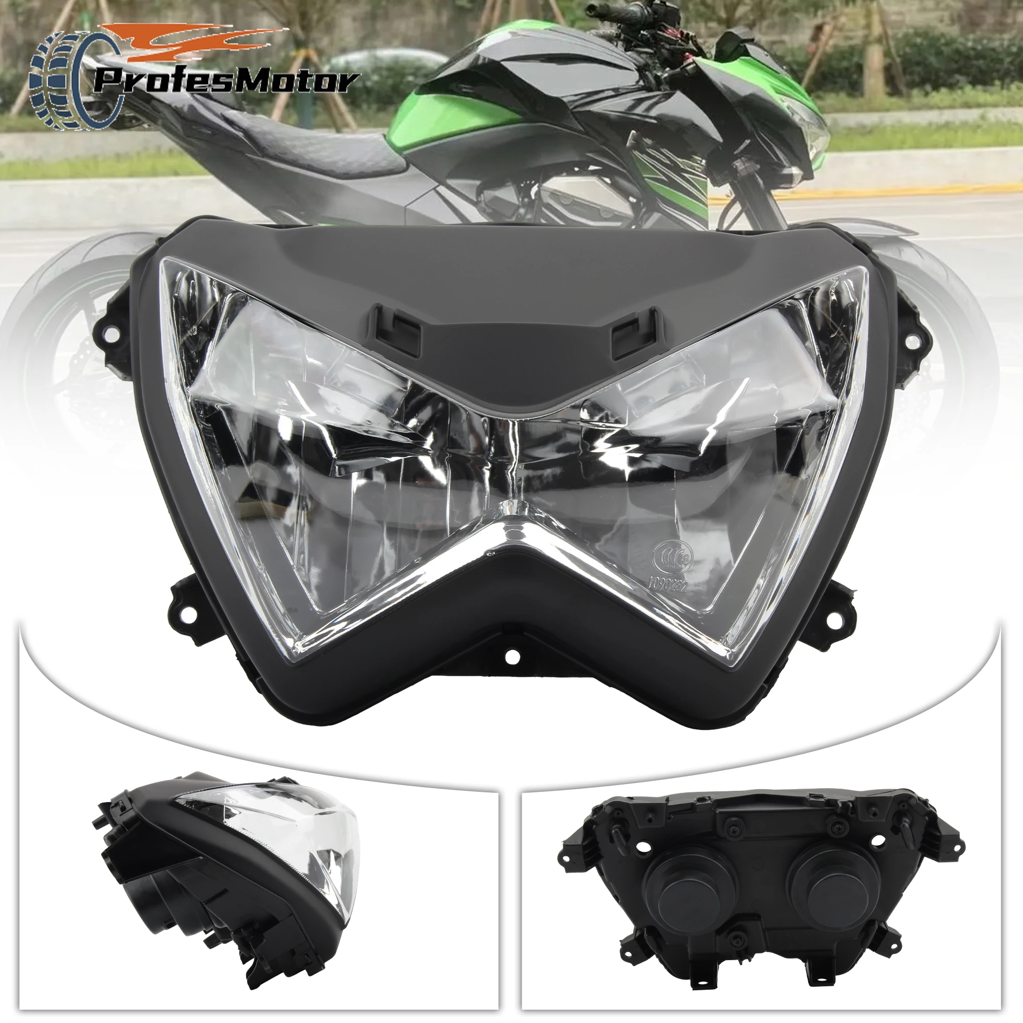 

For Kawasaki Motorcycle Headlight Wick Z800 Z 800 Z 250 Z250 2013 To 2017 Enduro Supermoto Headlamp Modification Accessories