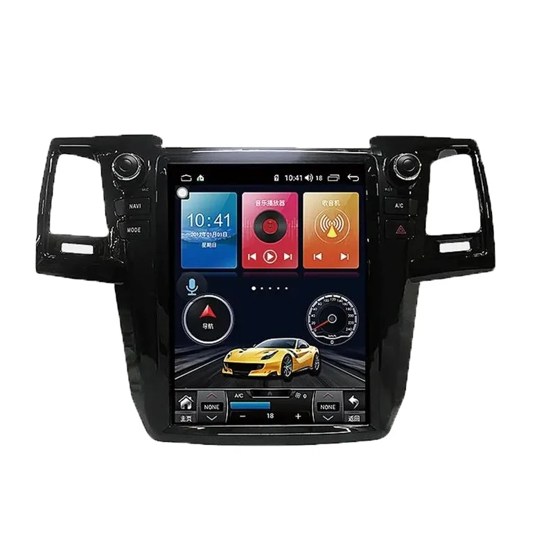 

12.1" Vertical GPS Android Screen for Toyota Fortuner 2012-2016 with Steering Wheel Control Canbus, Car Wifi Radio Screen