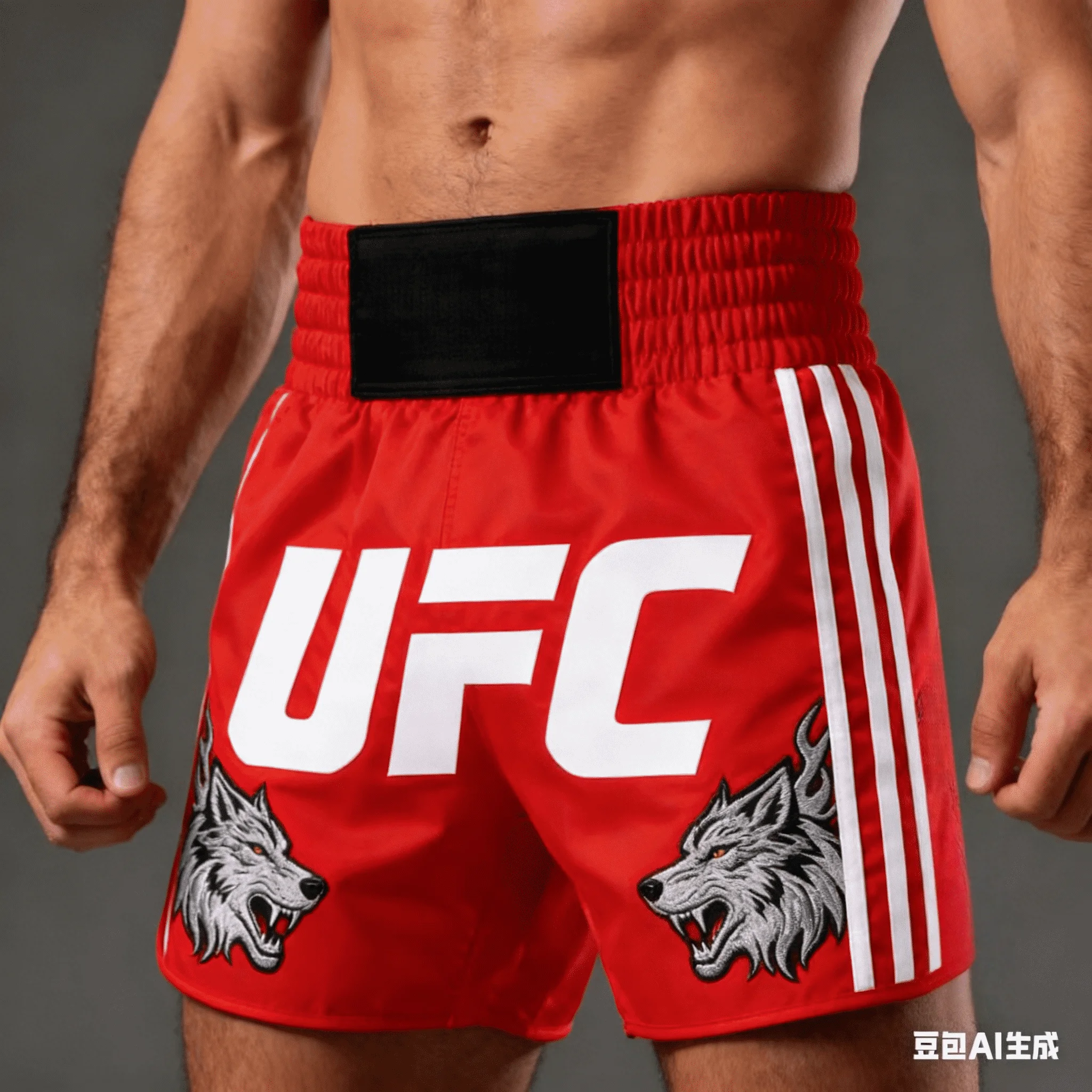 

2026 New Wolf King Men's UFC Fighting Night Shorts Boxing Jujutsu Shorts MMA Octagonal Cage Oversized Breathable Sports Shorts