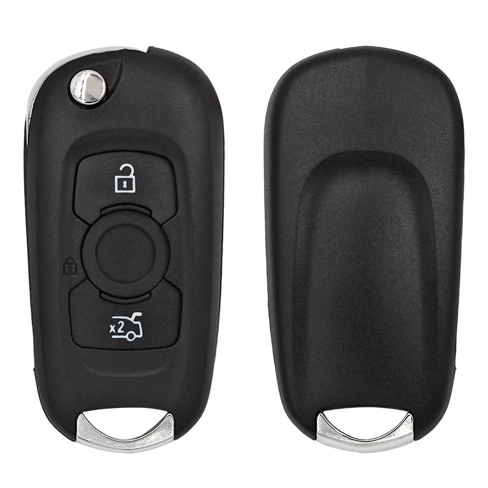 2 Button Flip Blank Remote Key Shell for Opel Astra K 2015 2016 2017 HU100 Uncut