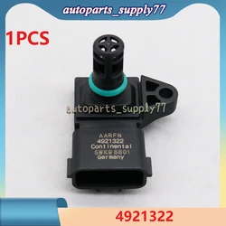 1Pcs 4921322 5WK96801 For Cumnins ISF 2.8 3.8 Dodge Ram 2500 3500 6.7L Air Intake Pressure Sensor