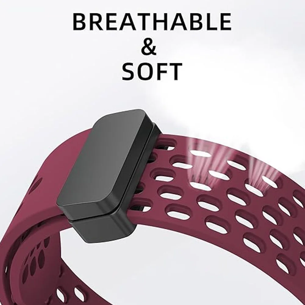 Folding Red Silicone Band for Amazfit Bip 3 / Bip 3 Pro Wrist Strap Women Men Amazfit Bip U Pro / Bip / Bip Lite / Bip S / Bip S