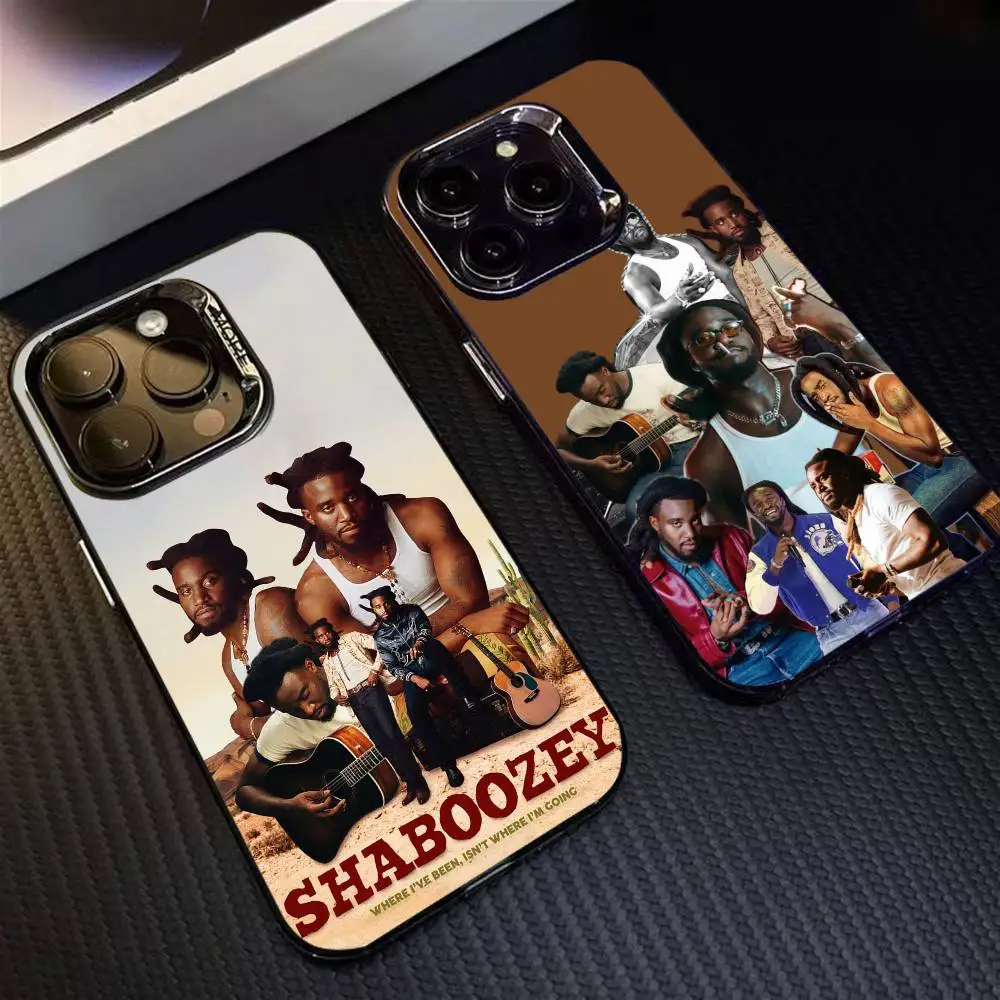 

Singer S-Shaboozey Phone Case For iPhone 16 17 15 14 12 13 Pro Max Black Color Shockproof Cover