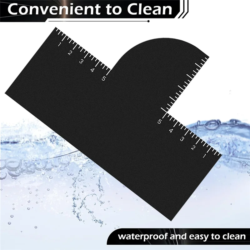 AT05-Enhancement Card For Barbers With Measurement Indicators Barber Hairline Shaping Tool And Color Sprays Edge Line Up Tool