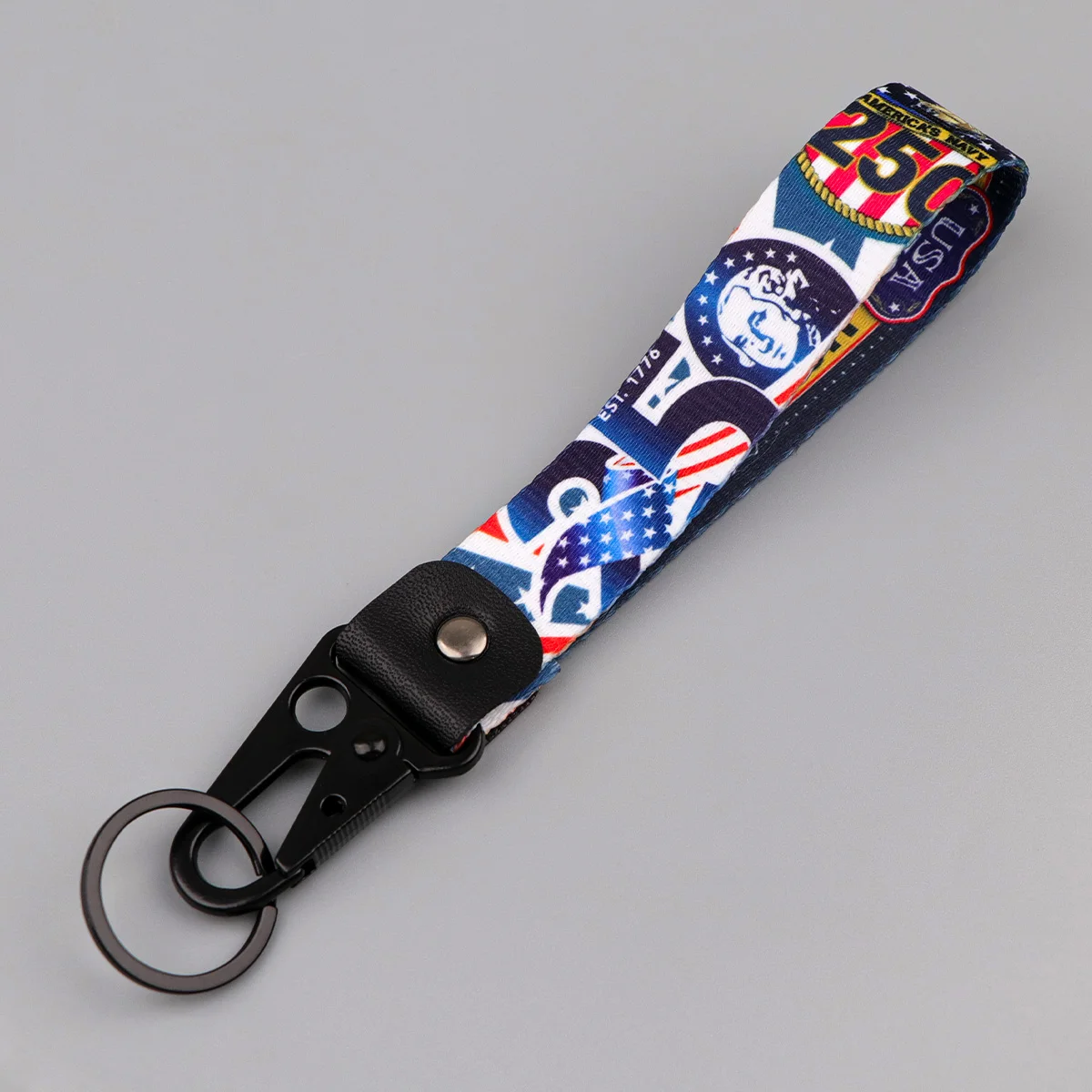 

USA Navy 250th Anniversary Eagle Beak Keychain Motorcycles Short Lanyards Used in Phone Rope Badge Holder Accessories