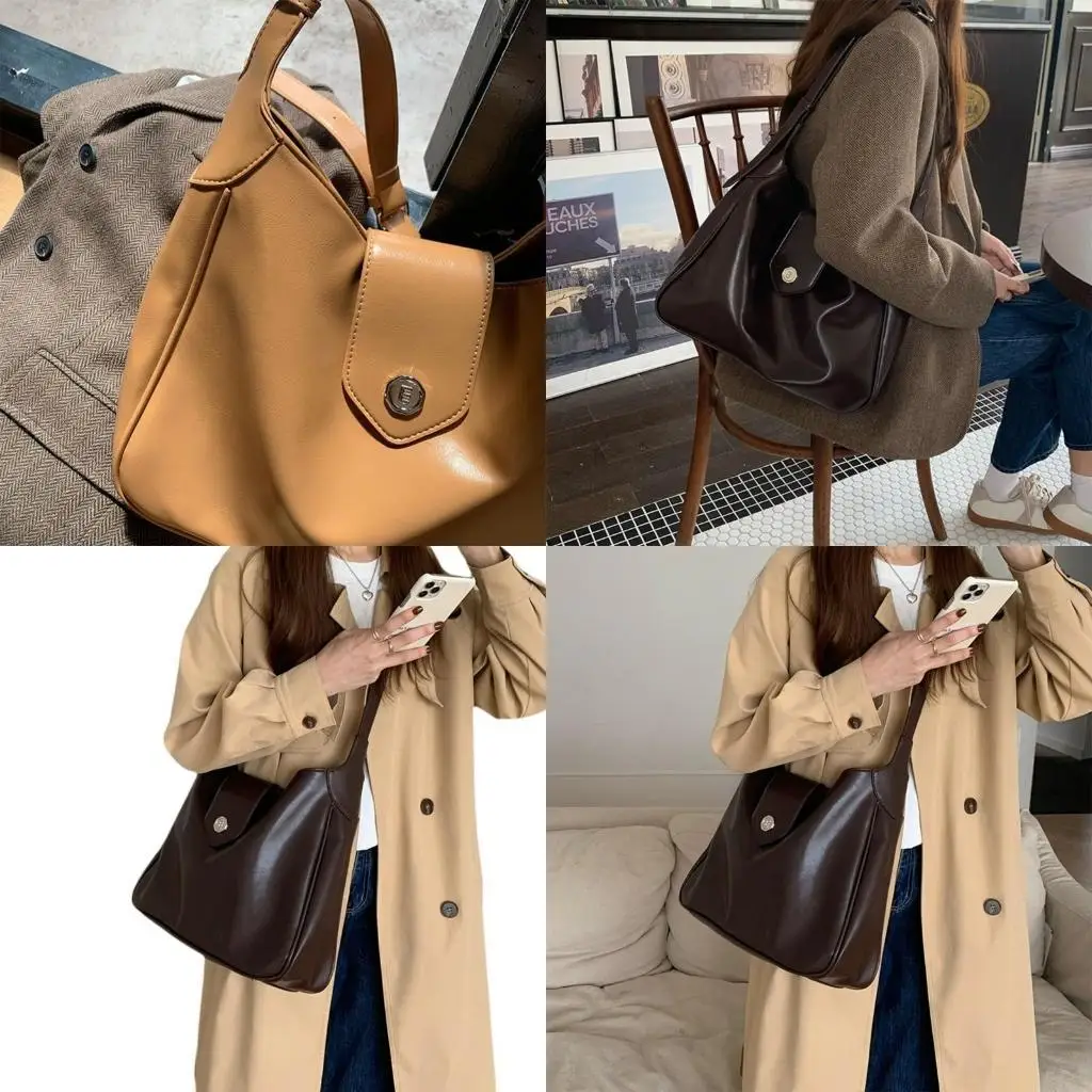 

X90D Сумка через плечо Большая сумка Подмышки Модная сумка через плечо с регулируемым ремешком