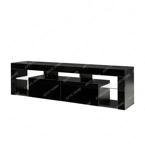 A Luxury Television Cabinet Latest  Tv Table Stands Modern Cabinet Media Console Meubles With LED For Living Room