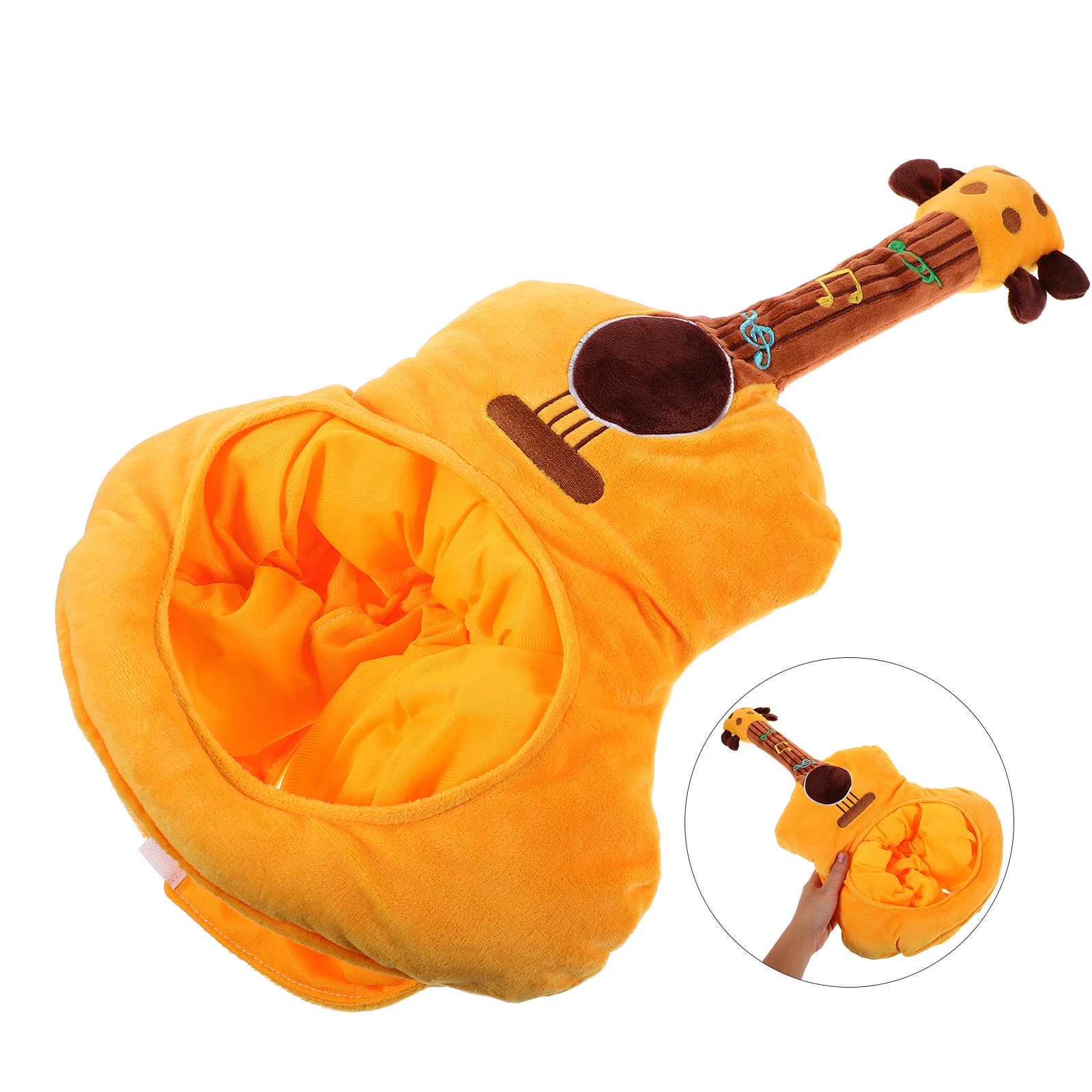 

Guitar Headband Hat Cartoon Headpiece for Party Photo Prop Cute Kids Polyester Costume Headwear