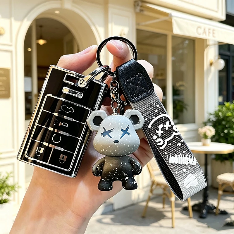 TPU Car Remote Key Case Cover for Cadillac DTS SLS SRX XLS STS Escalade CTS ATS 28T CTSV XTS for Chevrolet C7 Corvette Shell Fob