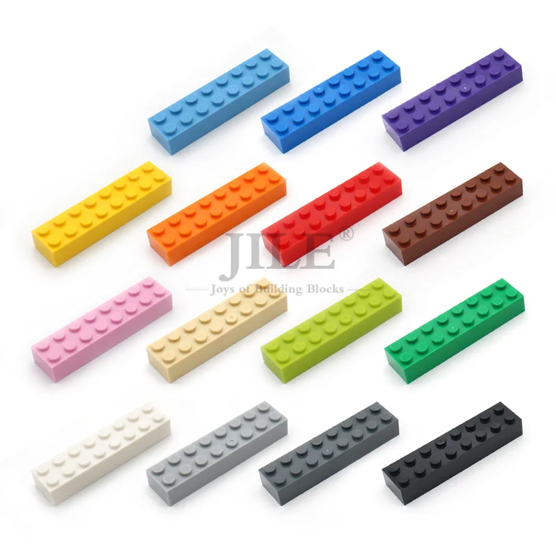40 قطعة Moc بنة الطوب السميك 2x8 3007 لتقوم بها بنفسك أساسيات تنوير الإبداعية مجموعات كلاسيكية متوافقة تجميع الجسيمات اللعب