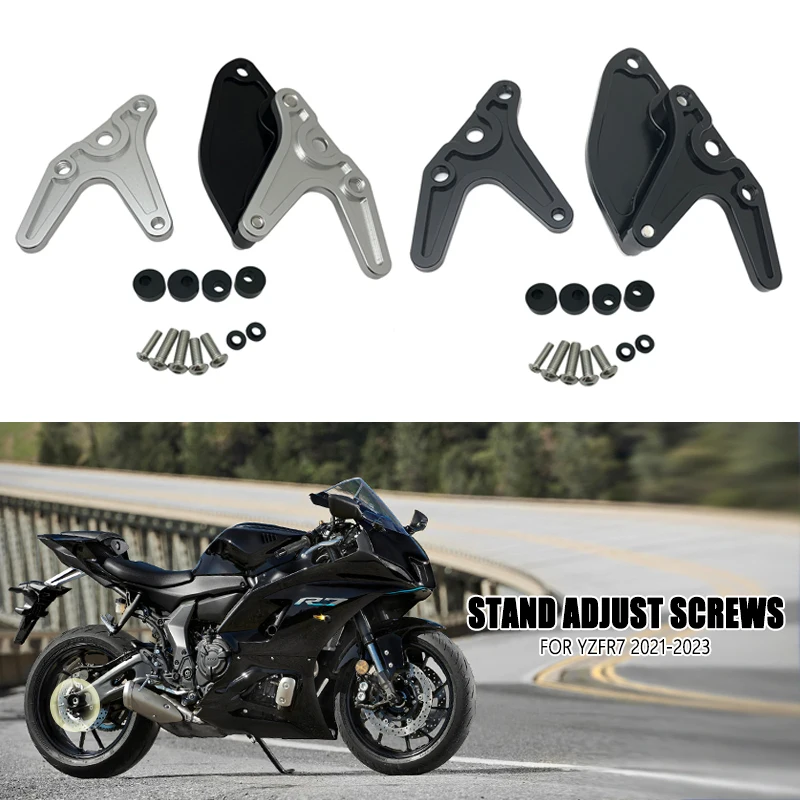 

For YAMAHA R7 YZFR7 Stand adjust Screws YZF R7 R 7 2021 2022 2023 Motorcycle Accessories CNC Aluminum Swingarm Spools Slider