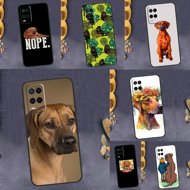 Rhodesian Ridgeback Dog Case For OPPO A15 A16 A17 A74 A54 A57 A53 S A96 A76 A5 A9 A31 A77 A93 A91 A52 A72 Cover