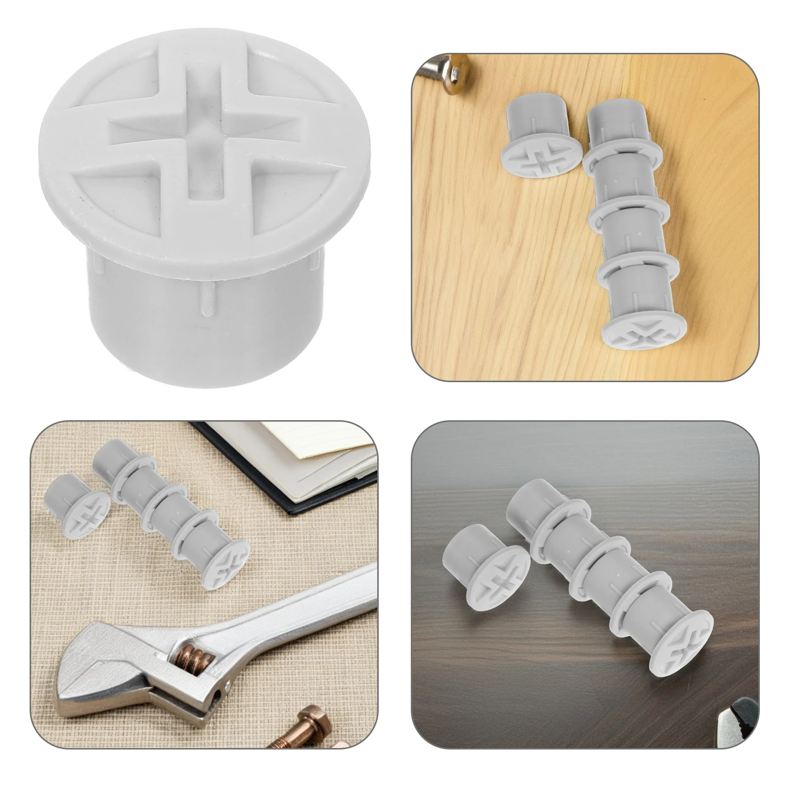 

5pcs Slide Accessories Plastic Screw Caps Fixing Covers for Kids Playground Playtime Slides White Weather Resistant Universal