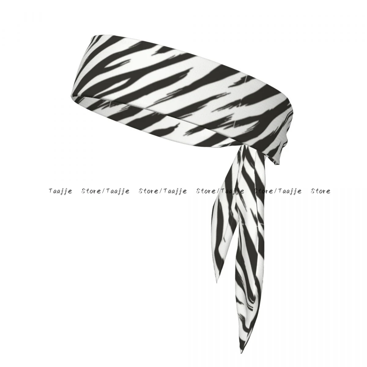 Head Tie Bandana Funny Zebra Skin Head Scarf Wrap Outdoor Sports Sweatband