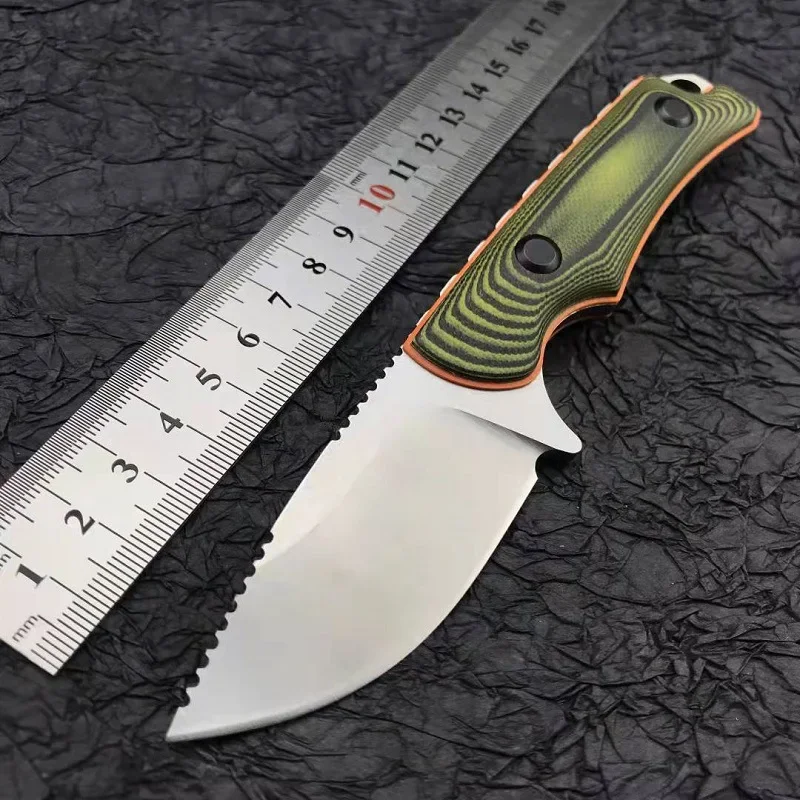 

B.M. 15017 Hidden Canyon Hunter Fixed Blade Knife Drop Point Blade G10 Handle & K Sheath Tactical Hunting Outdoor Knife EDC