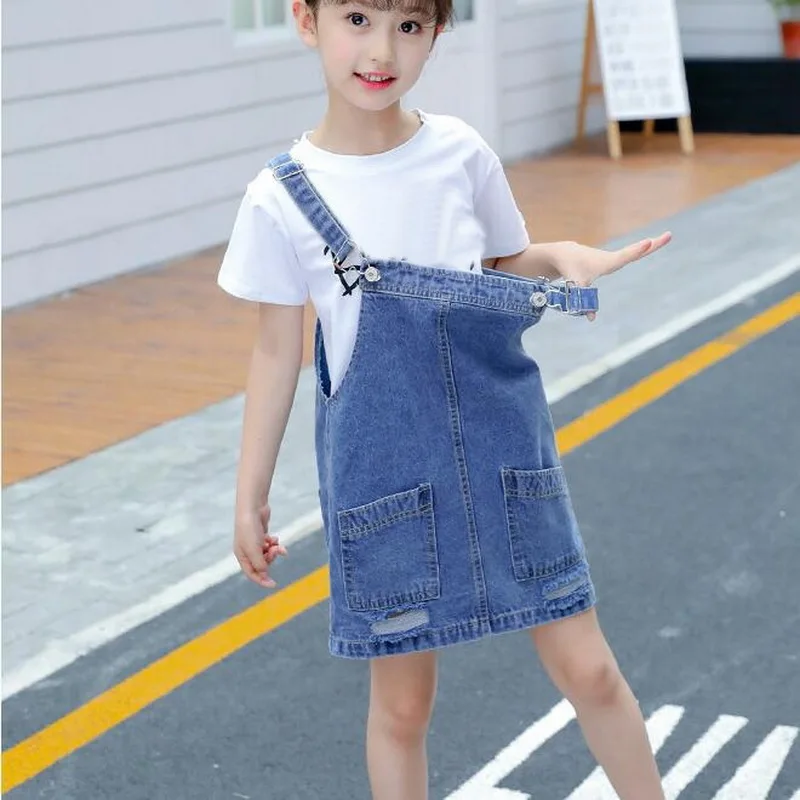 blue suspender dress Light blue Neighborhood Big Ribbon Suspender Skirt School Girl Setup Light blue rabbit head dress / 小 / Light blue main image 0