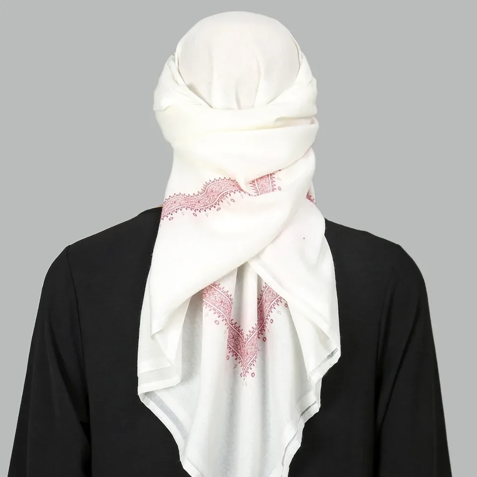Sciarpa da uomo Dubai Arabia Saudita Keffiyeh Shemagh, copricapo da uomo in cotone Medio Oriente