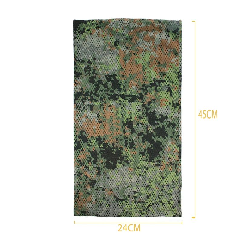 Verão masculino leve ao ar livre ciclismo protetor solar máscara facial pescoço cachecol engrenagens táticas NFP-MULTI us4ces camo caça cachecol