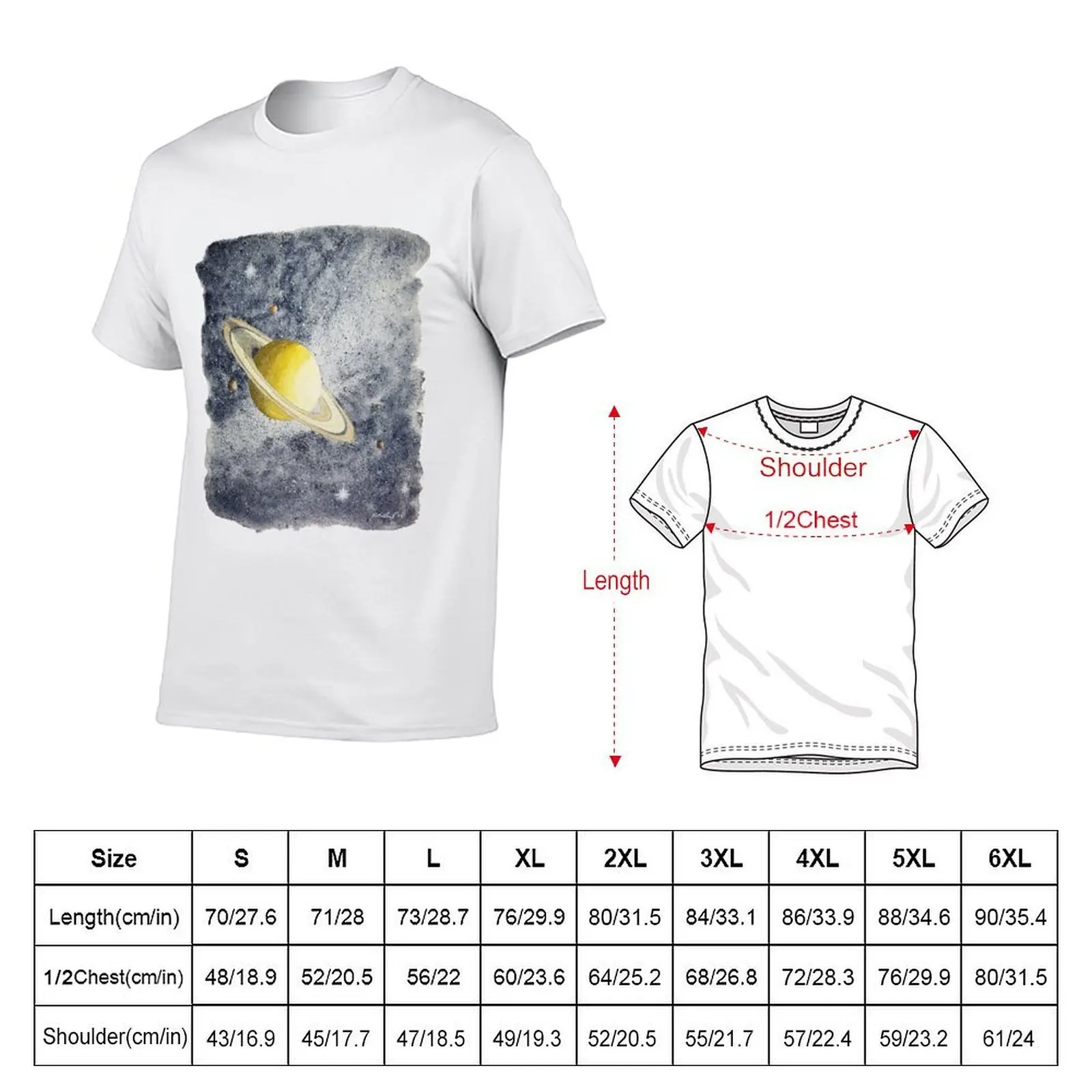 Saturn T-Shirt topping tops t shirt for men
