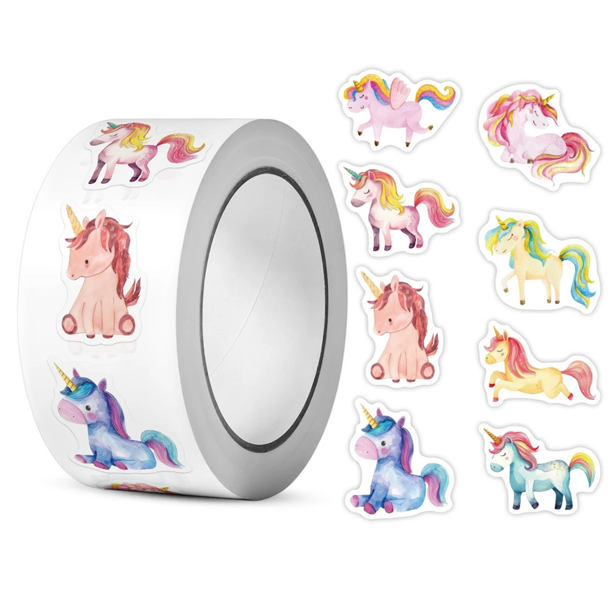 500 stuks/rol bijenstickers leraar beloningsstickers schattige dierenstickers schoolbenodigdheden toenemen rolsticker