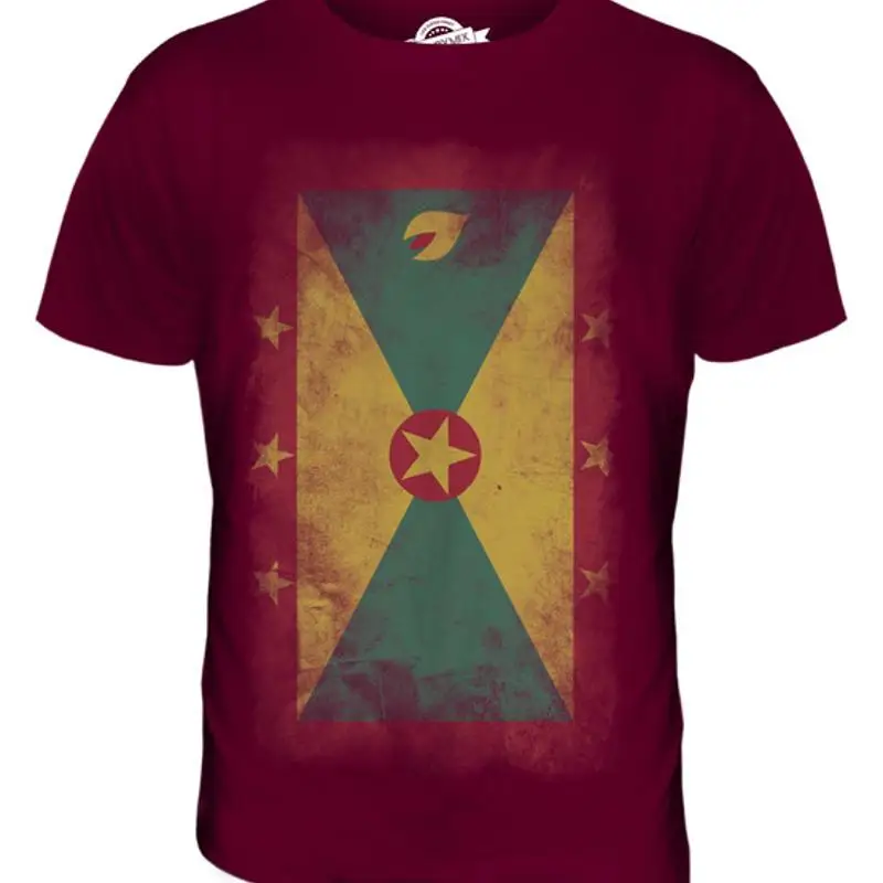 

GRENADA FADED FLAG MENS T SHIRT TEE SHIRT XS S M L XL 2XL 3XL 4XL 5XL