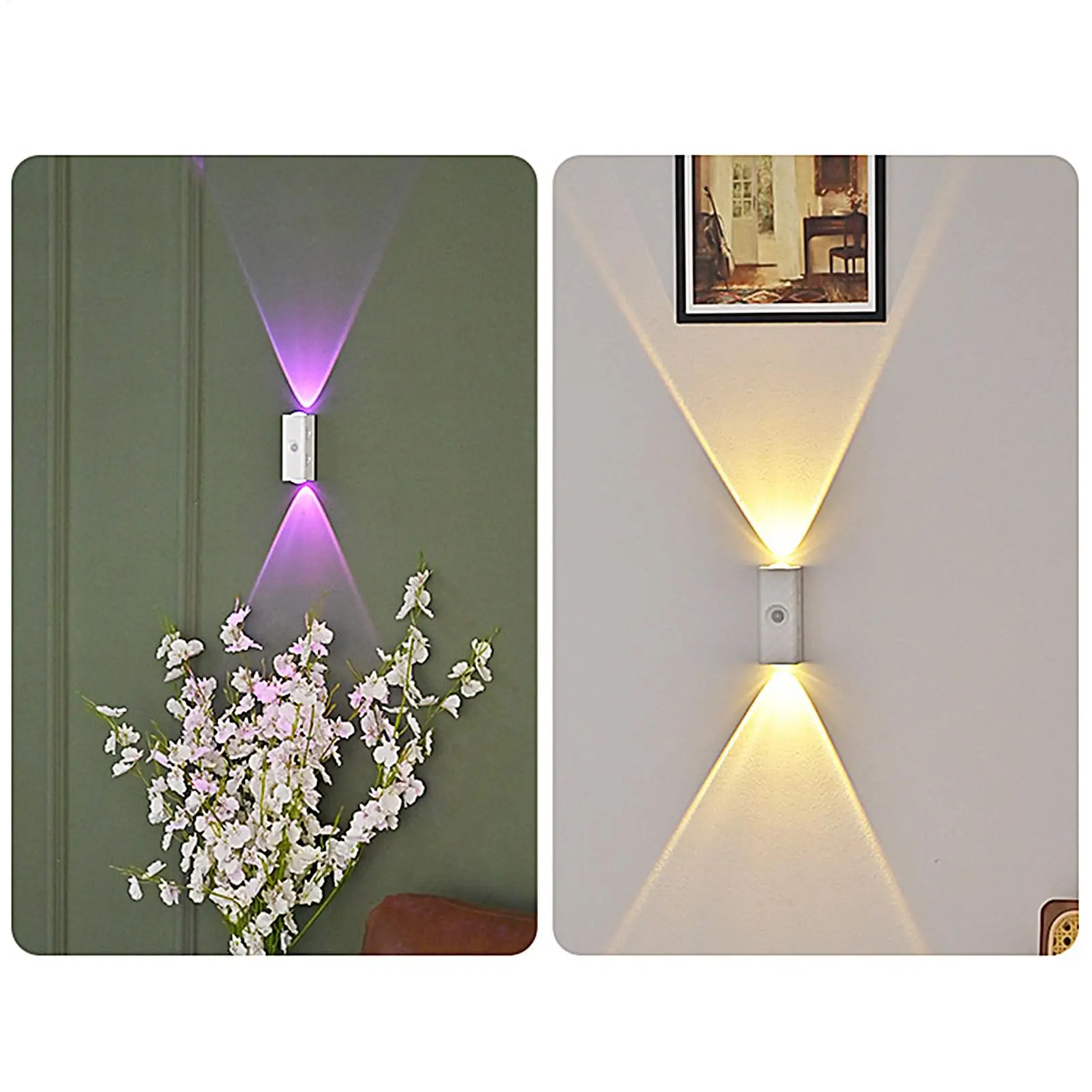 Motion Sensor Light Indoor Portable Magnetic Lighting Motion Sensing Nightlight For Kitchen Bedroom Closet Cabinet Wall Family