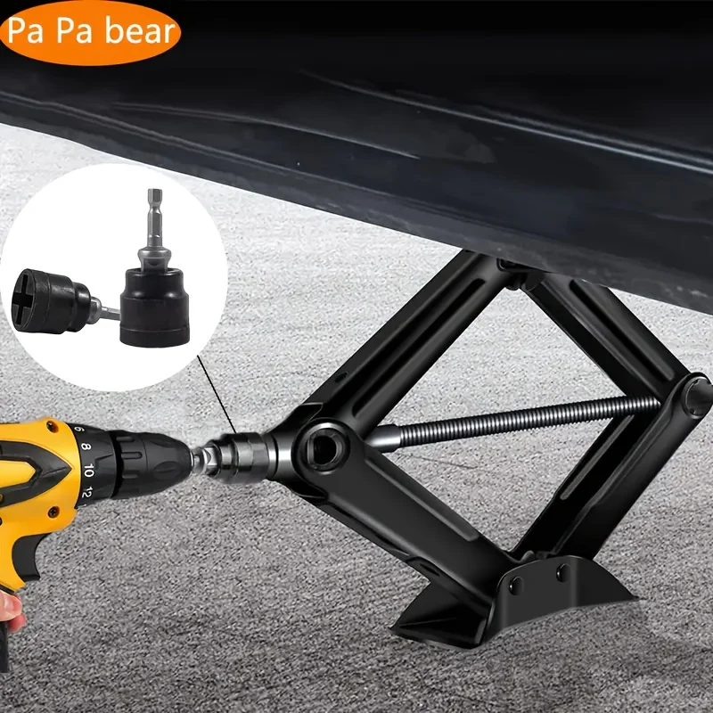 Car Jack Special Socket Wrench, Electric Drill Power Wrench for Easy Removal Tool with Lifting Assistance, Home Car Repair Tool