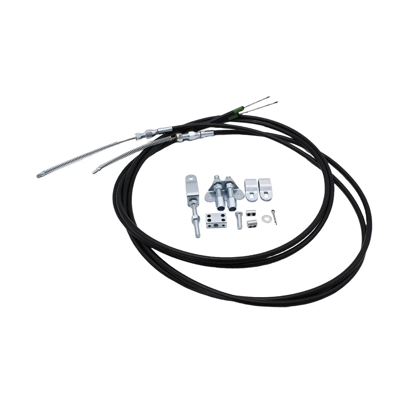 

Universal Parking Brake Cable Kit 330-9371 Flexible Wear Resistant for Disc or Drum Brakes