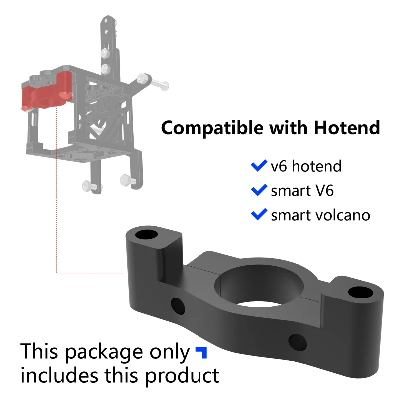 Mellow CNC Aluminium VzBoT Printhead Bracket for 3D Printer