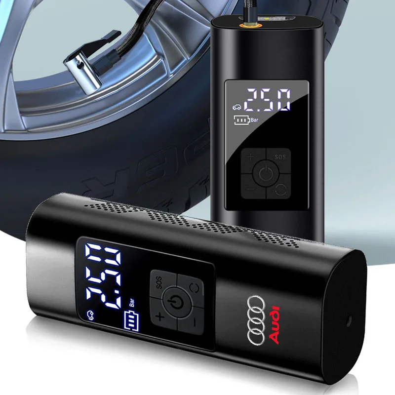 

Car Electrical Air Pump Mini Portable Tire Inflatable Pump For Audi B8 B7 B5 B6 B9 8P A1 A3 A4 A5 A7 A8 Q3 Q5 Q7 Q2L Q5L RS3 RS4