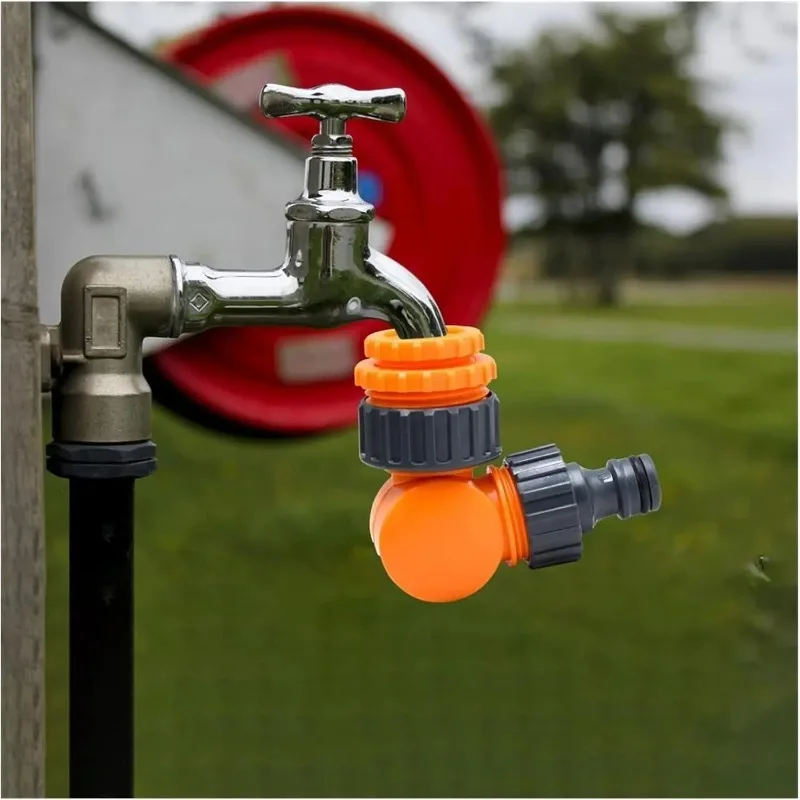 1Pc Garden Hose Connector, 1/2 Inch Faucet Adapter, Plastic Quick Connect Click-lock for Watering & Irrigation