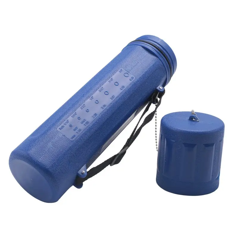 AEA9-Blue 10LB Guard Welding Weld Electrode Rod Storage Tube Container Hold Cannister With Straps And Chain Easy Install Easy To