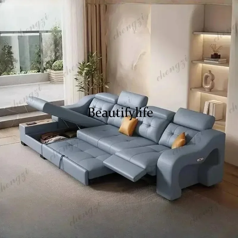 01A Good Quality Large Electric Sofa Microfiber Leather Oversized Lazy Recliner Sofa Modern Luxury Divano Tecnologico Furniture