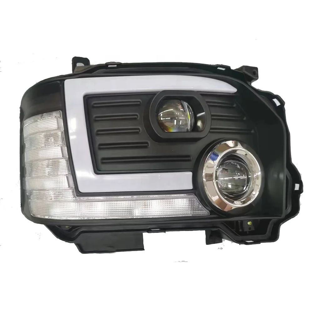 Retrofit LED Headlight for Hiace 200 Auto Lighting System Black Frame   KDH  Series Led Refitting Front Lamp Toyota