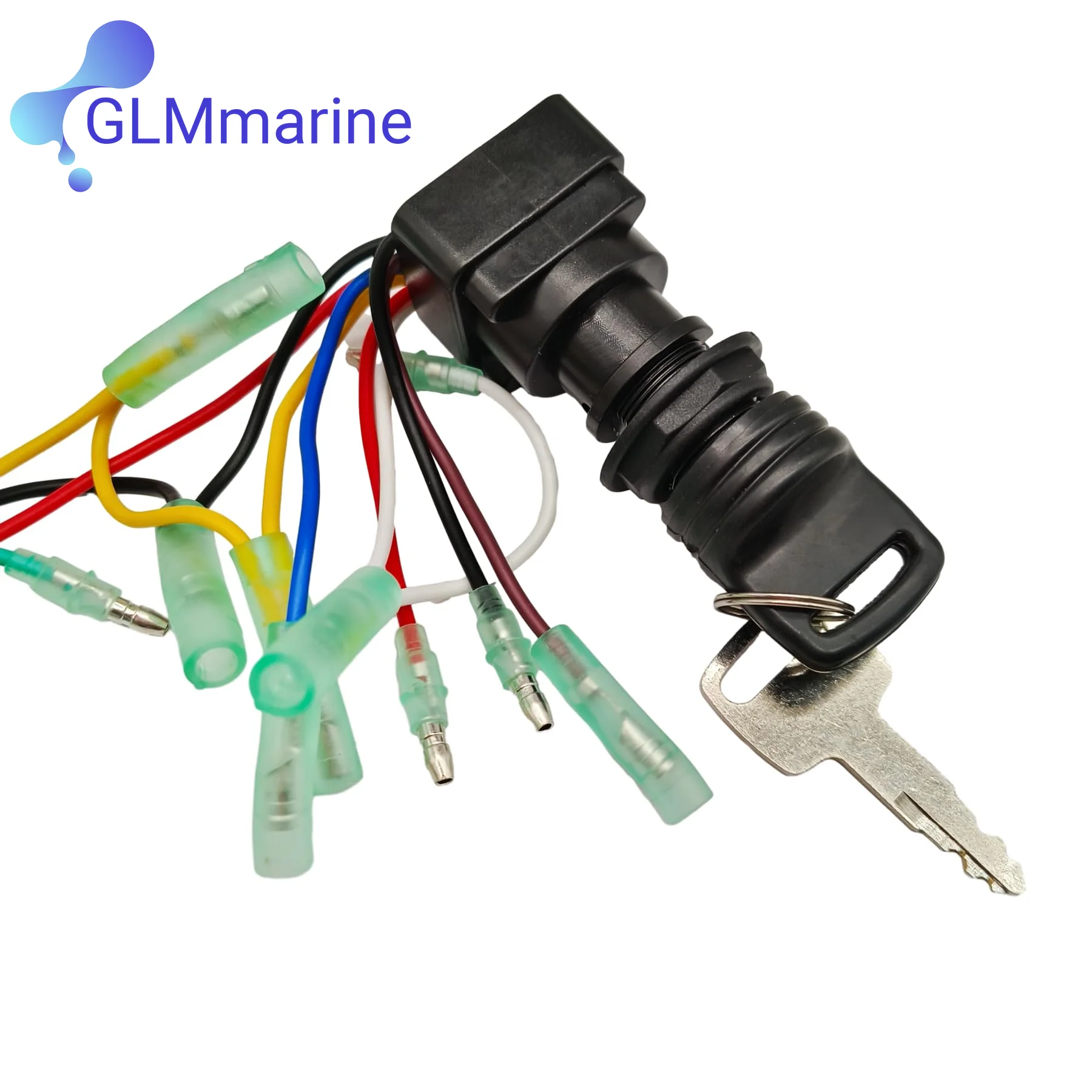 2 Set 703-82510-43 Ignition Switch Key Assy 703-82510 for YAMAHA Boat Outboard Engine Control Box 703-82510-43-00 703-82510-42 image 3