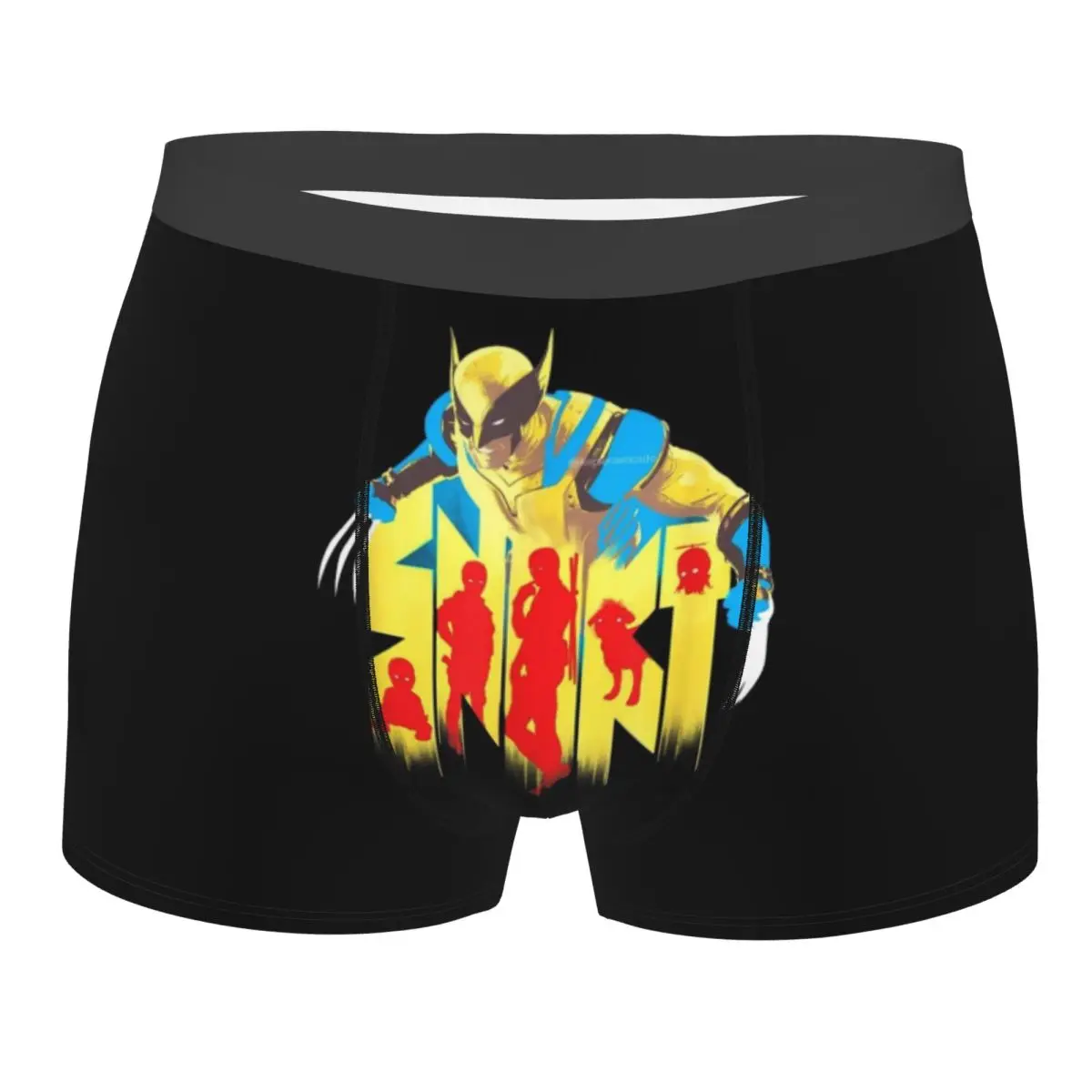 

Мужские крутые обои с изображением росомашки на заказ, нижнее белье-боксеры, дышащие шорты, трусы, трусы