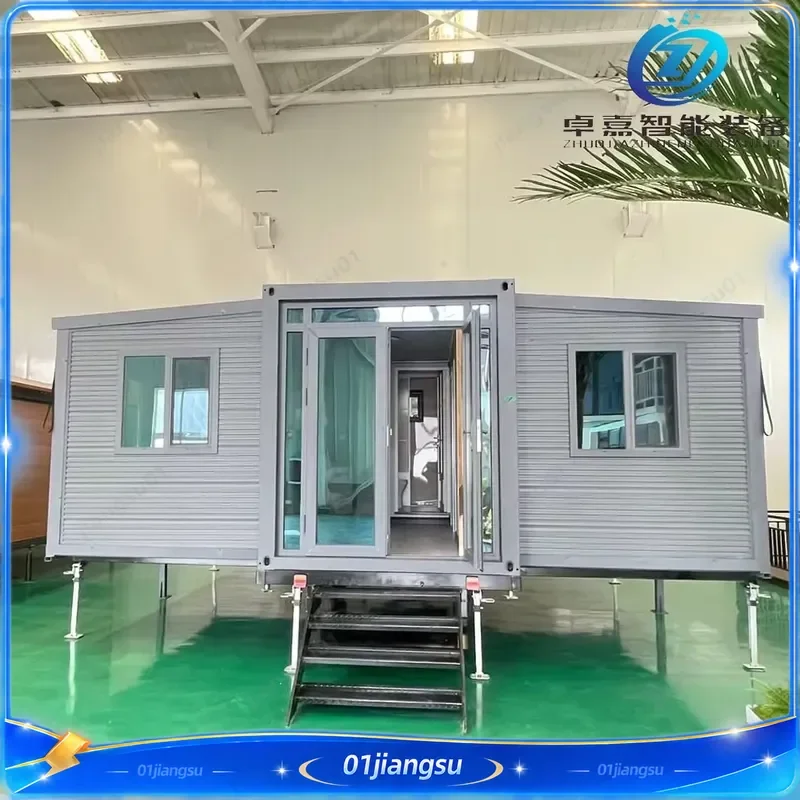 20ft 40ft Expandable Container House Prefab Folding Mobile Home 3 Bedroom Modern Portable Living Space Dual Wing