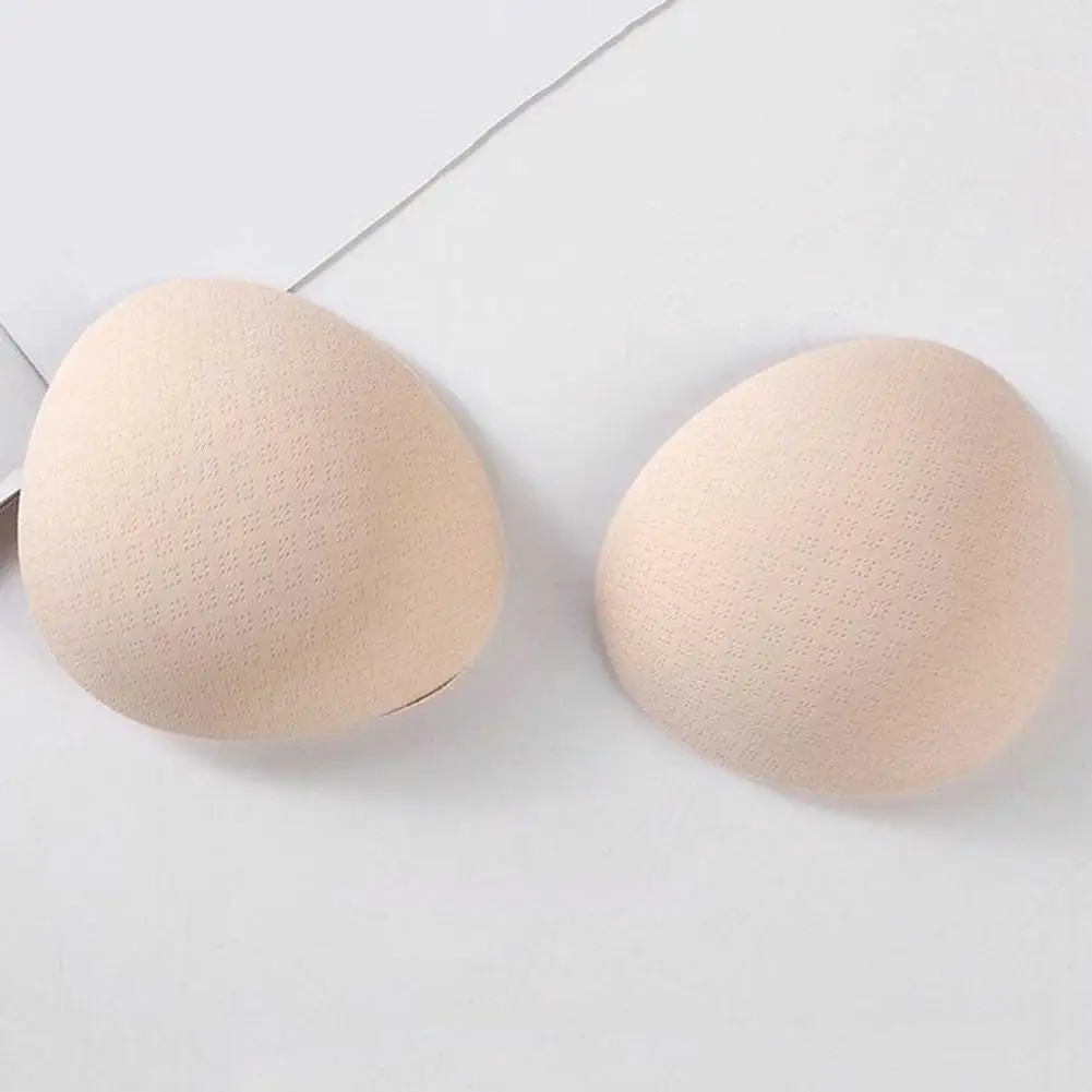 Mesh Chest Cushion Adjustable Chest Pad Push Up Bra Pads for Swimsuits Bikinis Thick Triangle Sponge Inserts for Women