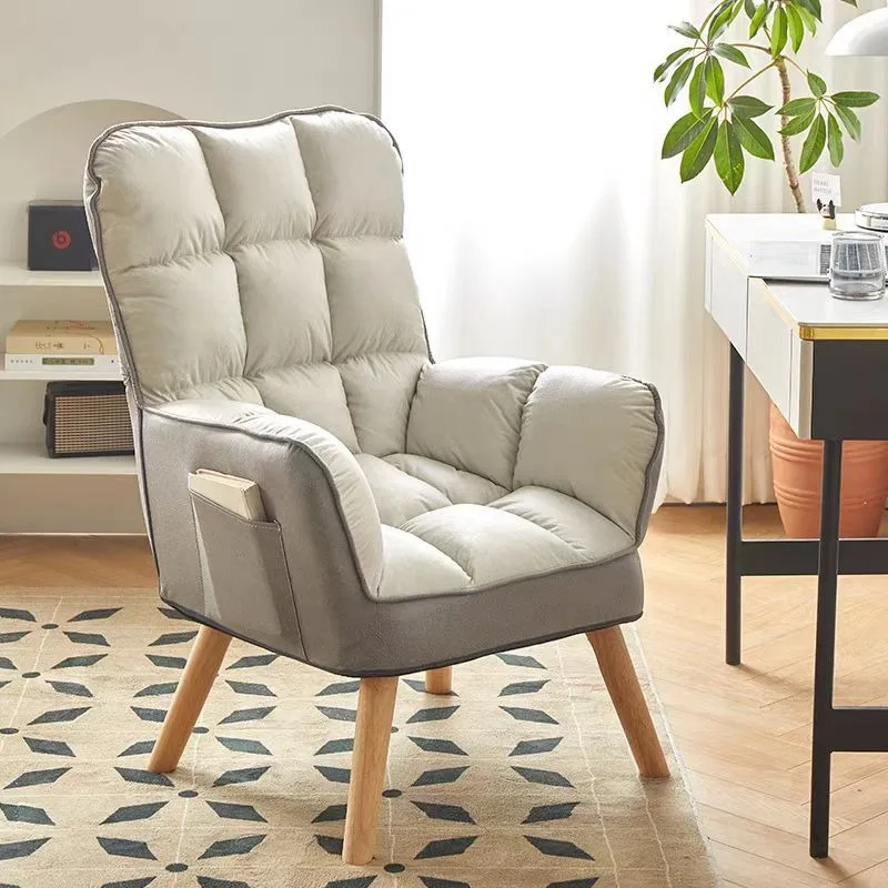 Backrest e-sports chair Lazy bedroom sofa chair Leisure office chair Home computer chair Comfortable study chair