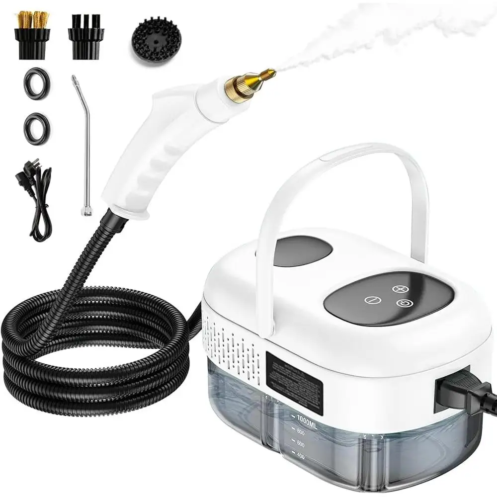 High Pressure 2500W Handheld Steam Cleaner Portable Decontamination Machine Includes Multiple Brushes Home Cleaning