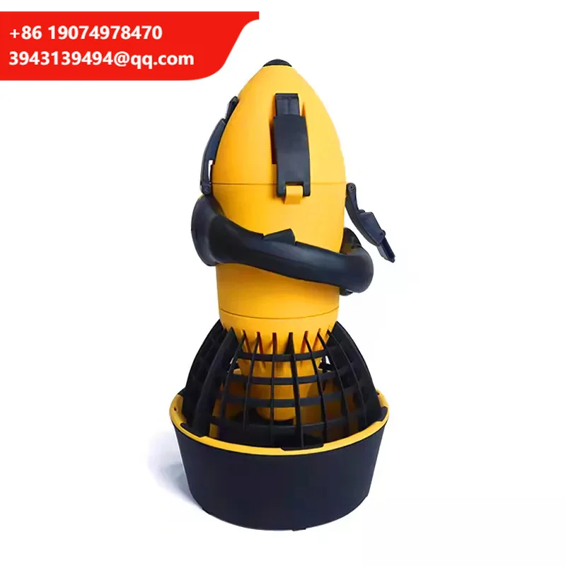 

500W Electric Underwater Scooter Dual Speed Water Propeller Underwater Auto Cycle Ocean Pool Diving