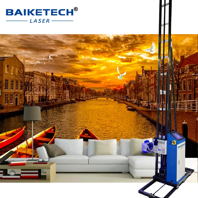 BAIKETECH TH-UP1400 double DX7 print Head 3D Wall Printer Material High-quality Smooth Ink Discharge Orders Verified Supplier