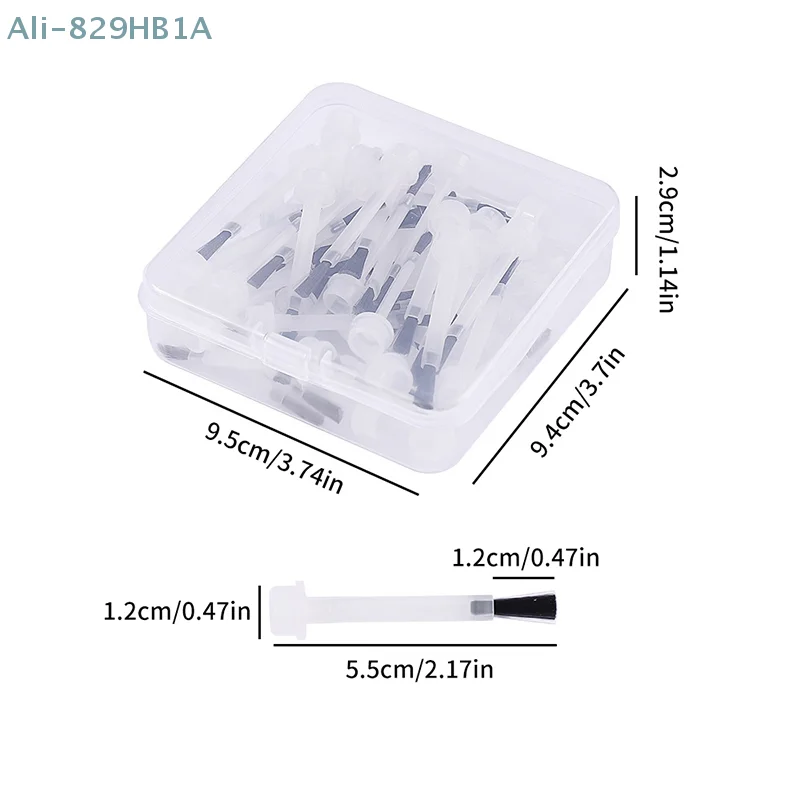 50 шт./коробка, одноразовые аппликаторы для ногтей